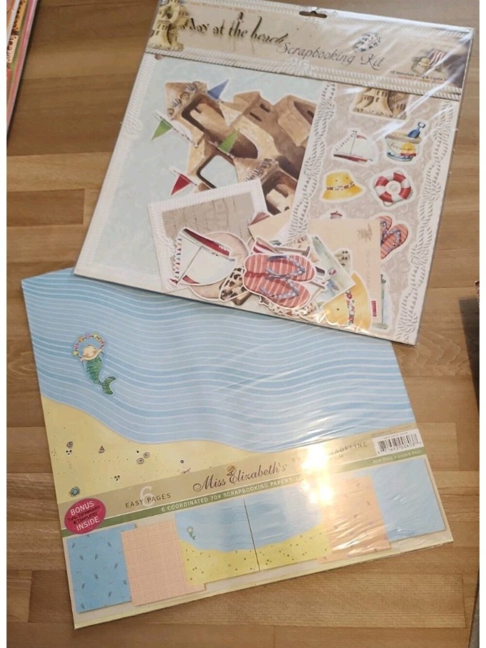 2- NIP Summer Theme Scrapbook Kits NEW